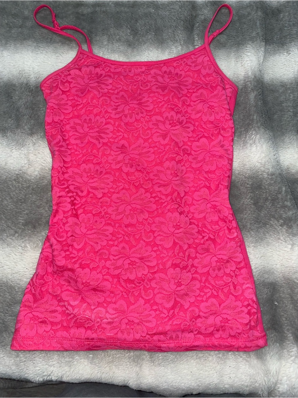 Aeropostale Pink Lace Cami Tank